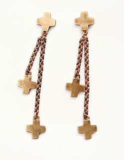The Look For Less: Robert Lee Morris for Elizabeth and James Cross Earrings